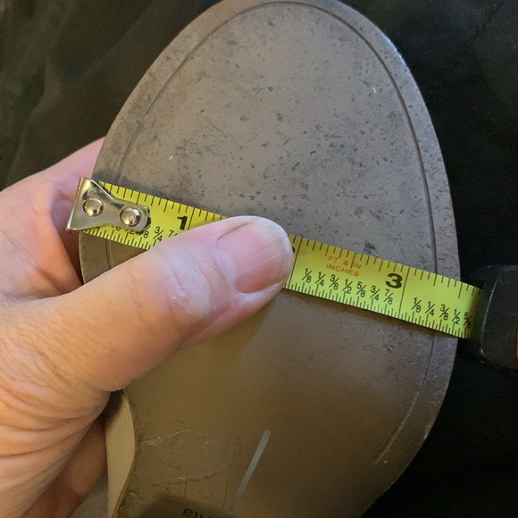 DOLCE VITA Leather Port Booties open toe Taupe 6.5 - Picture 11 of 14